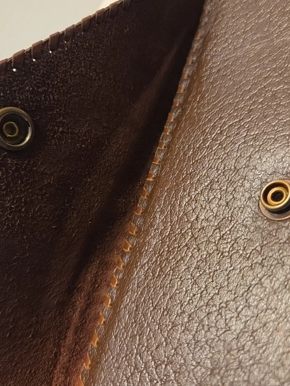 Vintage Leather Document Holder /folder / portfolio